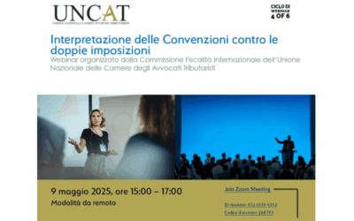 Webinar 9 maggio – Interpretazioni delle Convenzioni contro Doppia Imposizione