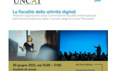 Webinar 30 giugno: La fiscalità delle attività digitali