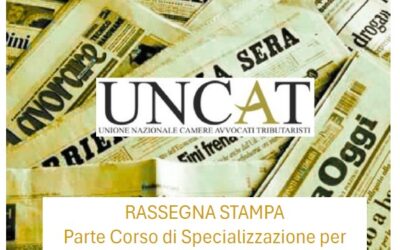 Rassegna Stampa/Corso di specializzazione per Avvocato Tributarista