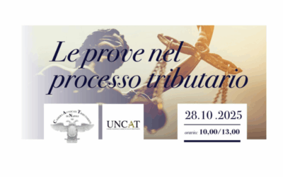 Napoli, 28 ottobre: Le prove nel processo tributario