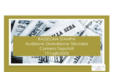 Rassegna Stampa /Giurisdizione tributaria indipendente dal MEF