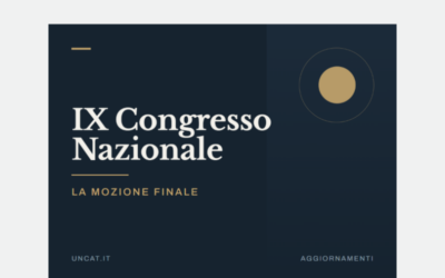 Mozione finale del IX Congresso nazionale